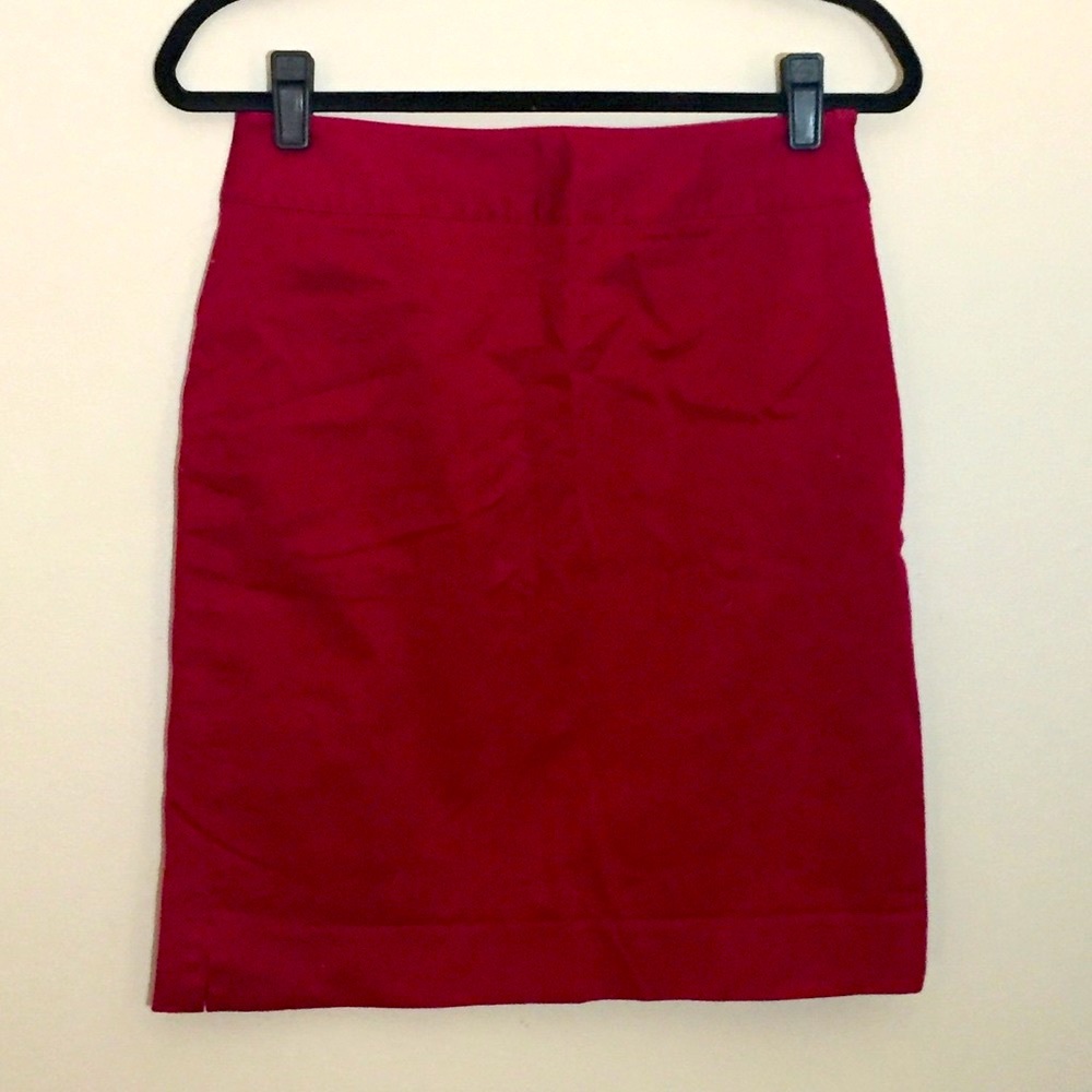 Maroon Red Pencil Skirt Size 6